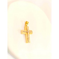 ΑΝΔΡΙΚΟΣ ΣΤΑΥΡΟΣ ΧΡΥΣΟ-ΛΕΥΚΟ K14 CRWG95